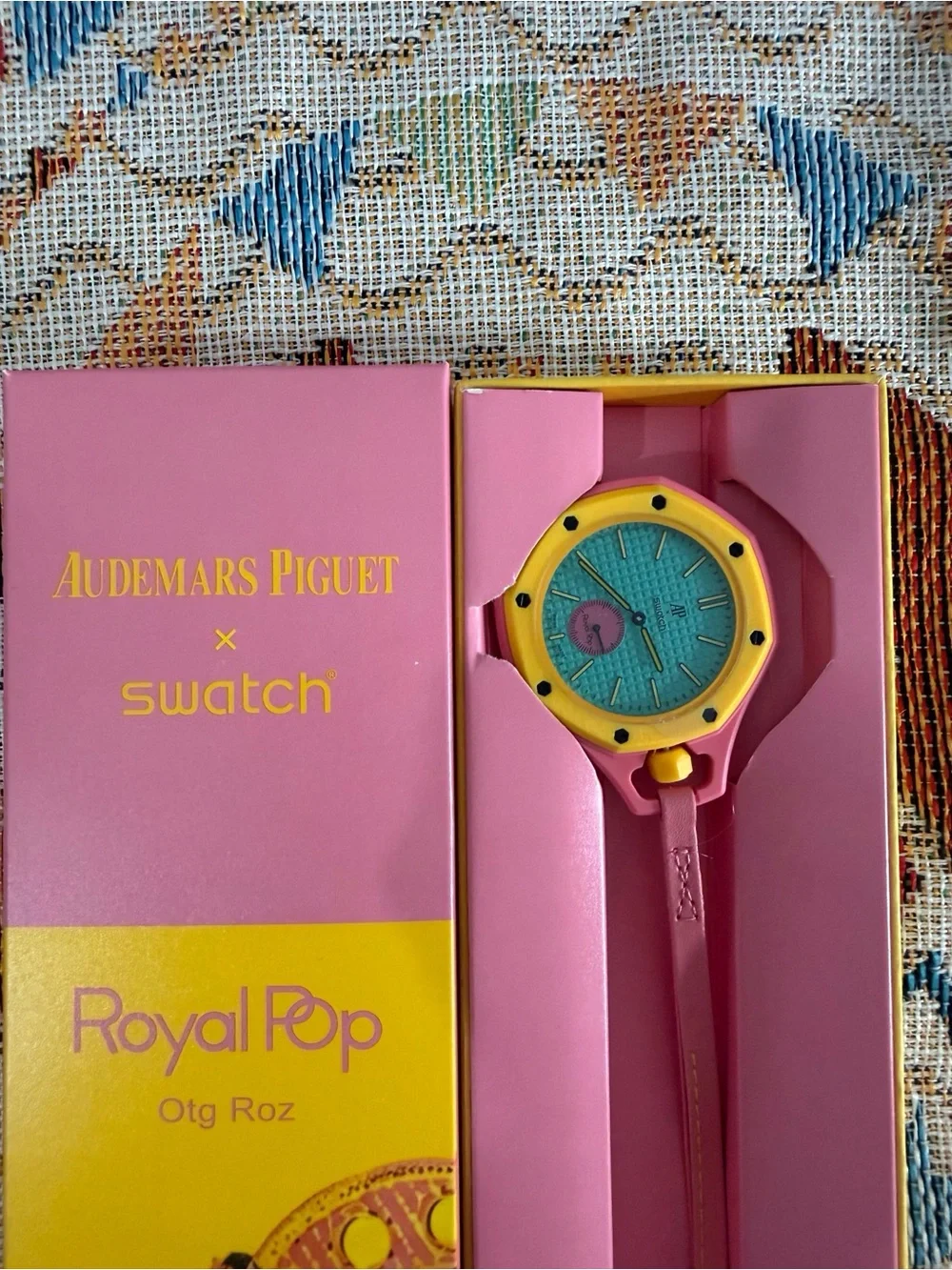 Swatch x AP Royal POP Collaboration Pocket Watch